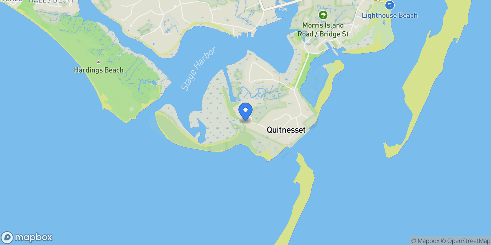 Map showing 127 Wapoos Trail, Chatham, Massachusetts, United States.