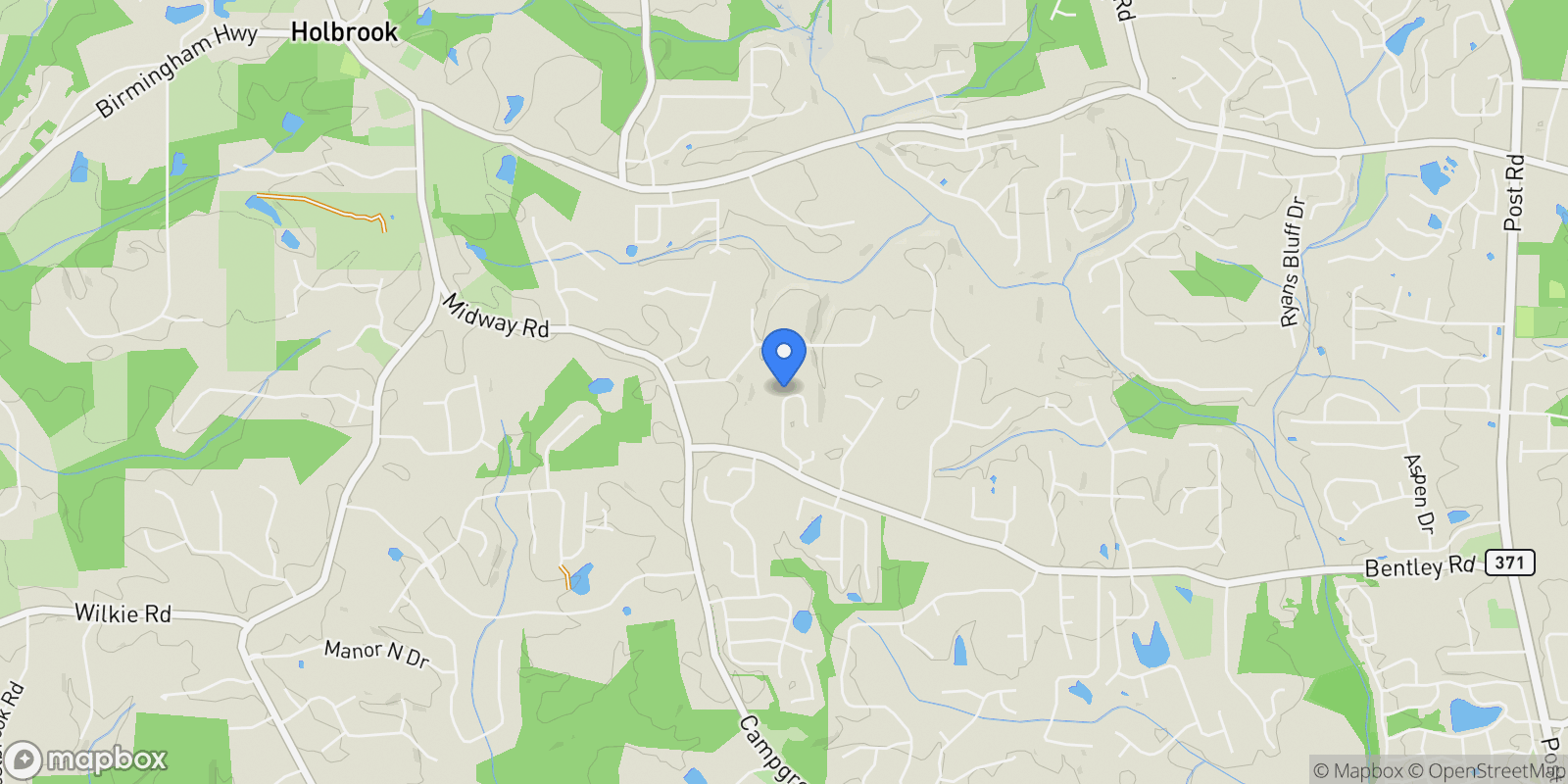 Map showing 6645 Bentley Ridge Drive, Cumming, GA 30040, Cumming, Georgia, United States.