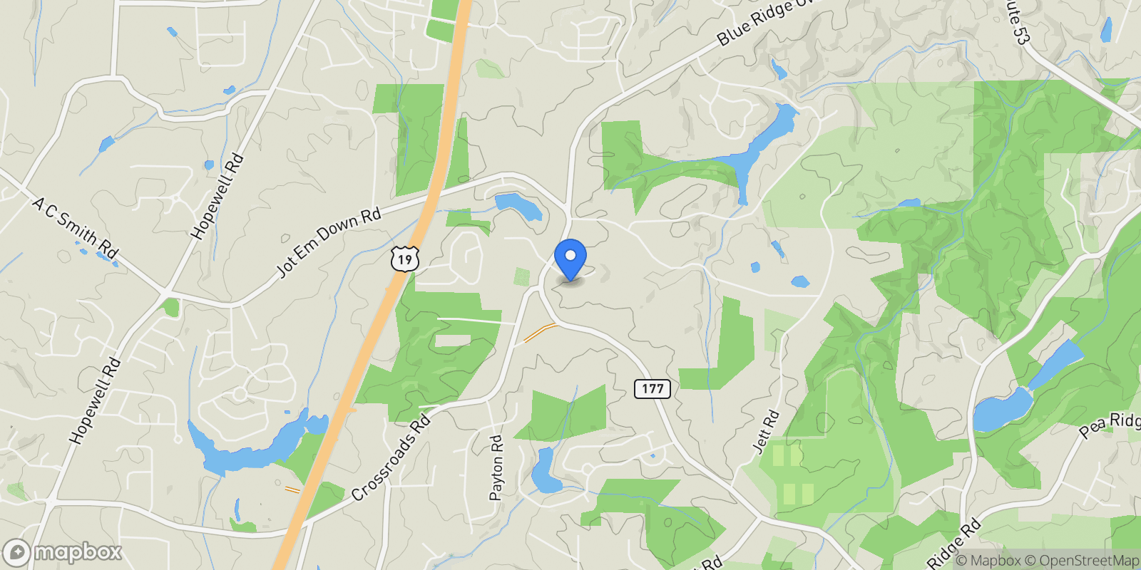 Map showing 5250 Kendalls Way, Cumming, GA 30041, Cumming, Georgia, United States.