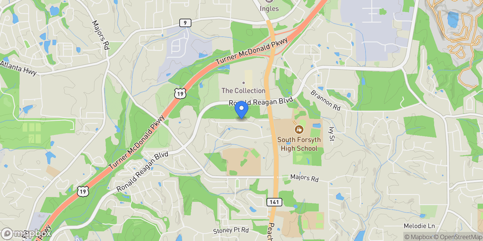 Map showing 810 Grove Valley Drive, Cumming, GA 30041, Cumming, Georgia, United States.