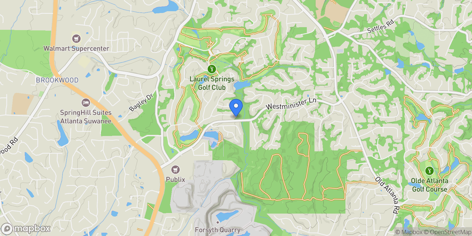 Map showing 6010 Somerset Court, Suwanee, GA 30024, Suwanee, Georgia, United States.