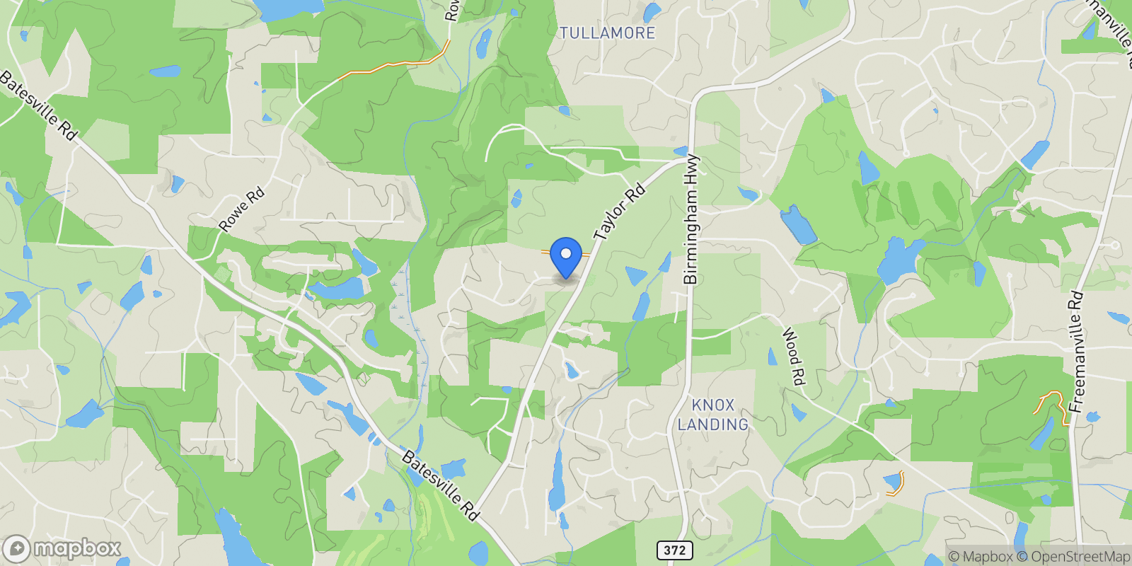Map showing 393 Taylor Glen Drive, Alpharetta, GA 30004, Milton, Georgia, United States.