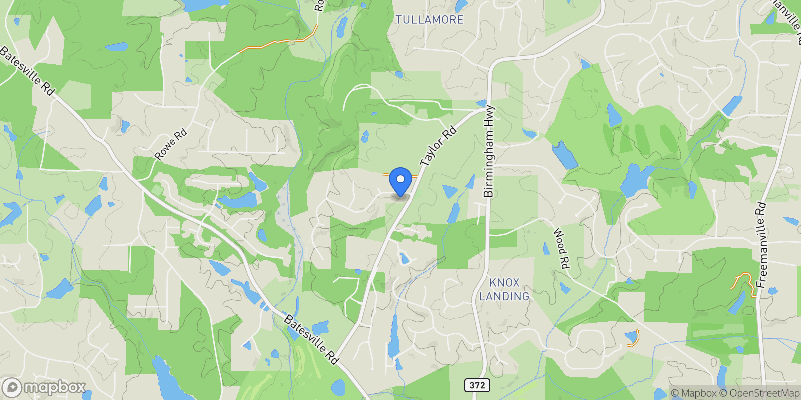 Map showing 393 Taylor Glen Drive, Alpharetta, GA 30004, Milton, Georgia, United States.