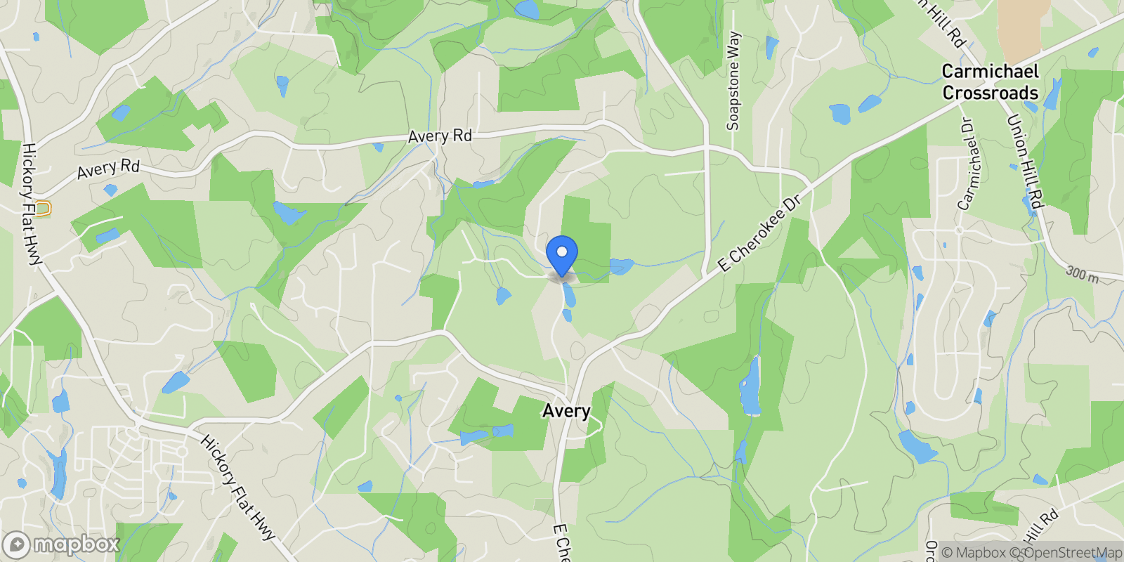 Map showing 133 Daxton Drive, Canton, GA 30115, Canton, Georgia, United States.