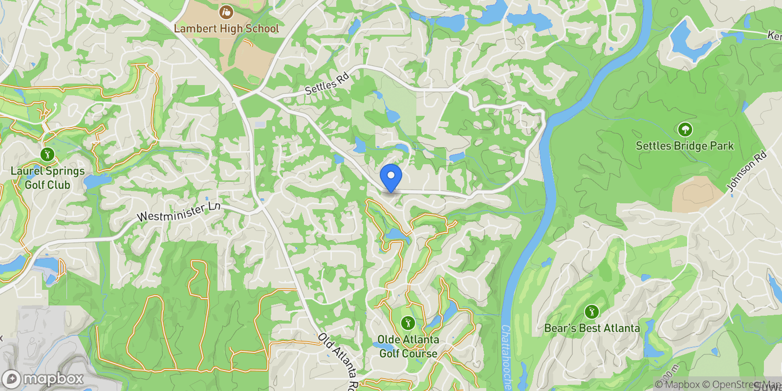 Map showing 6625 Chambrel Way, Suwanee, GA 30024, Suwanee, Georgia, United States.