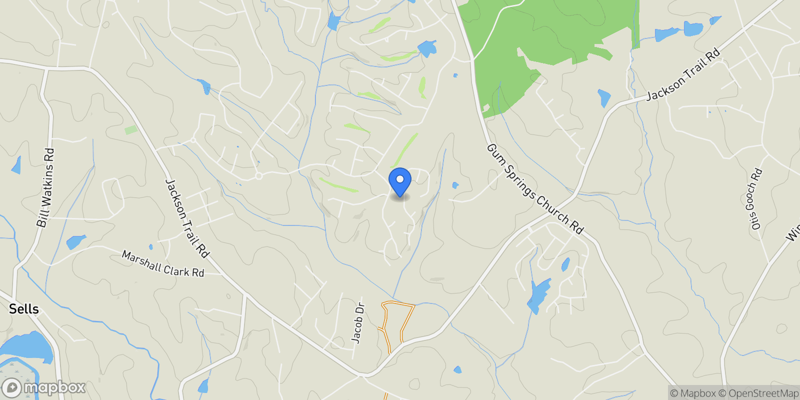Map showing 5648 Meadow View Drive, Jefferson, GA 30549, Jefferson, Georgia, United States.