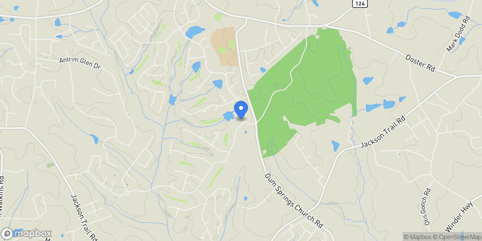 Map showing 1570 Traditions Way, Jefferson, GA 30549, Jefferson, Georgia, United States.
