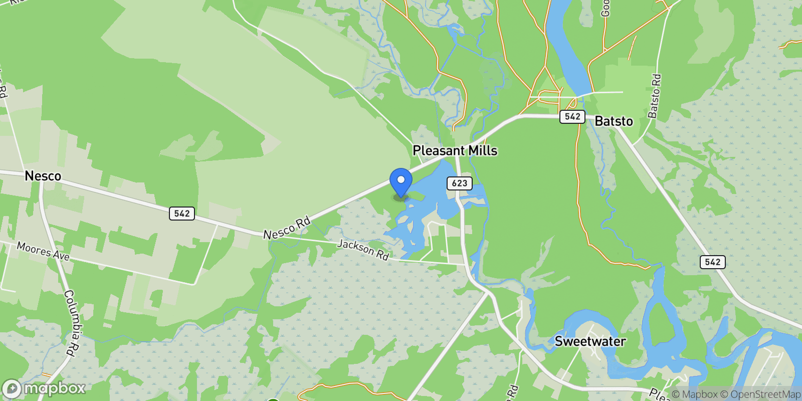 Map showing 4119 Nesco Road, Hammonton, NJ 08037, Hammonton, New Jersey, United States.