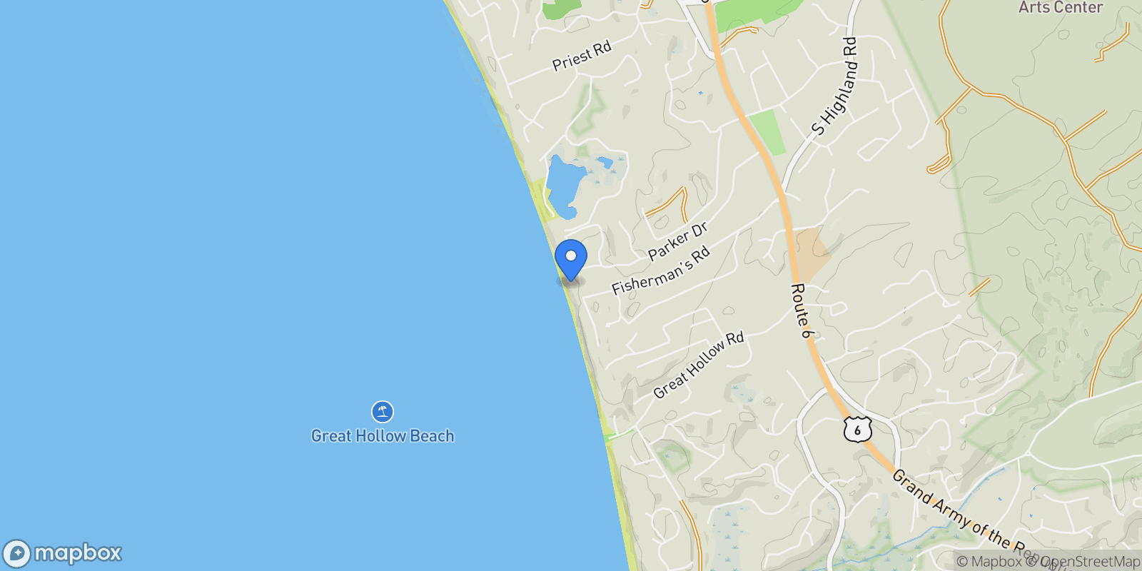 Map showing 23 Crestview Circle, Truro, Massachusetts, United States.