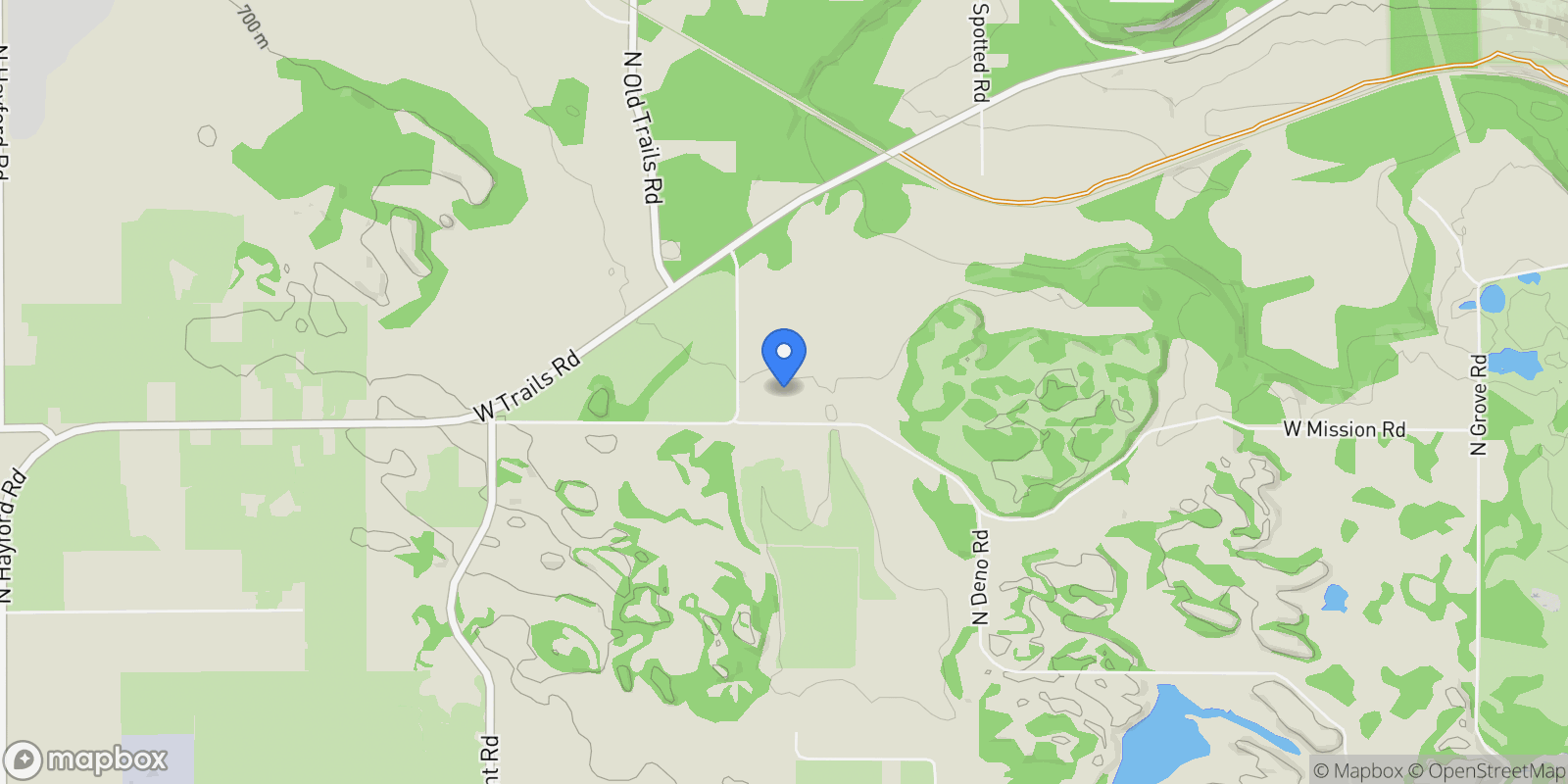 Map showing 8250 W Mission Rd, Spokane, WA 99224, Spokane, Washington, United States.