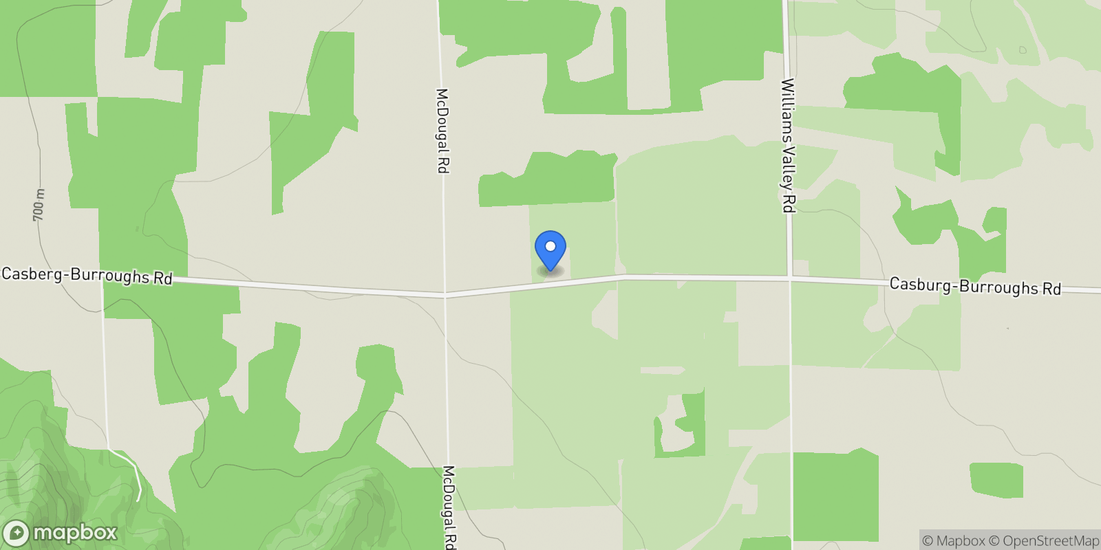 Map showing 5074 Casberg Borroughs Rd, Deer Park, WA 99006, Deer Park, Washington, United States.