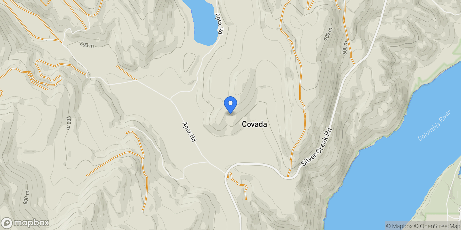 Map showing 26 STRAY DOG CANYON RD, INCHELIUM, WA 99138, Inchelium, Washington, United States.
