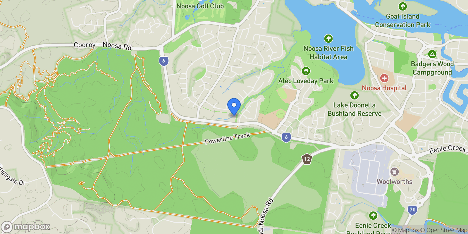 Map showing 47 Beckmans Rd, Tewantin QLD 4565, Australia, Tewantin, Queensland, Australia.