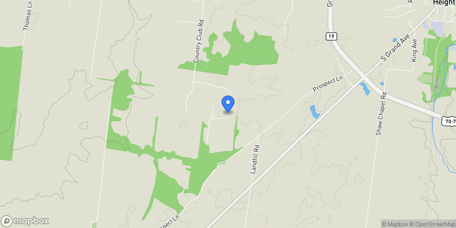 Map showing 509 Woodland Drive, Brownsville, TN 38012, Brownsville, Tennessee, United States.