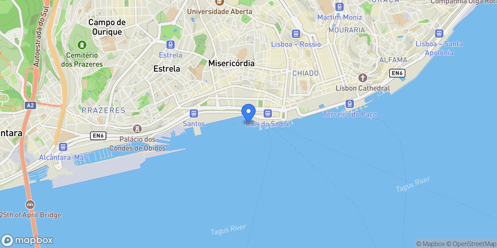 Map showing Misericórdia, Lisboa, Lisboa, Lisboa, Portugal.