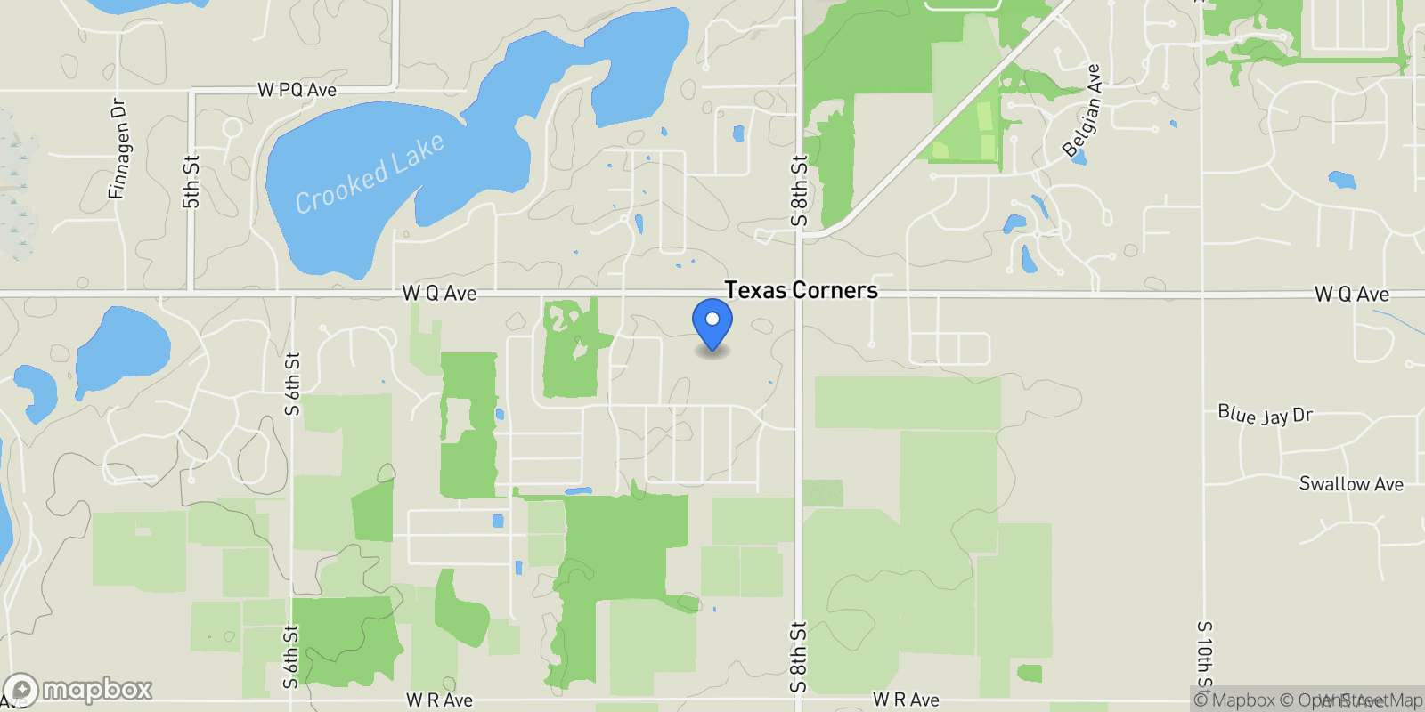 Map showing 7212 Indigo Way, Kalamazoo, Michigan, United States.