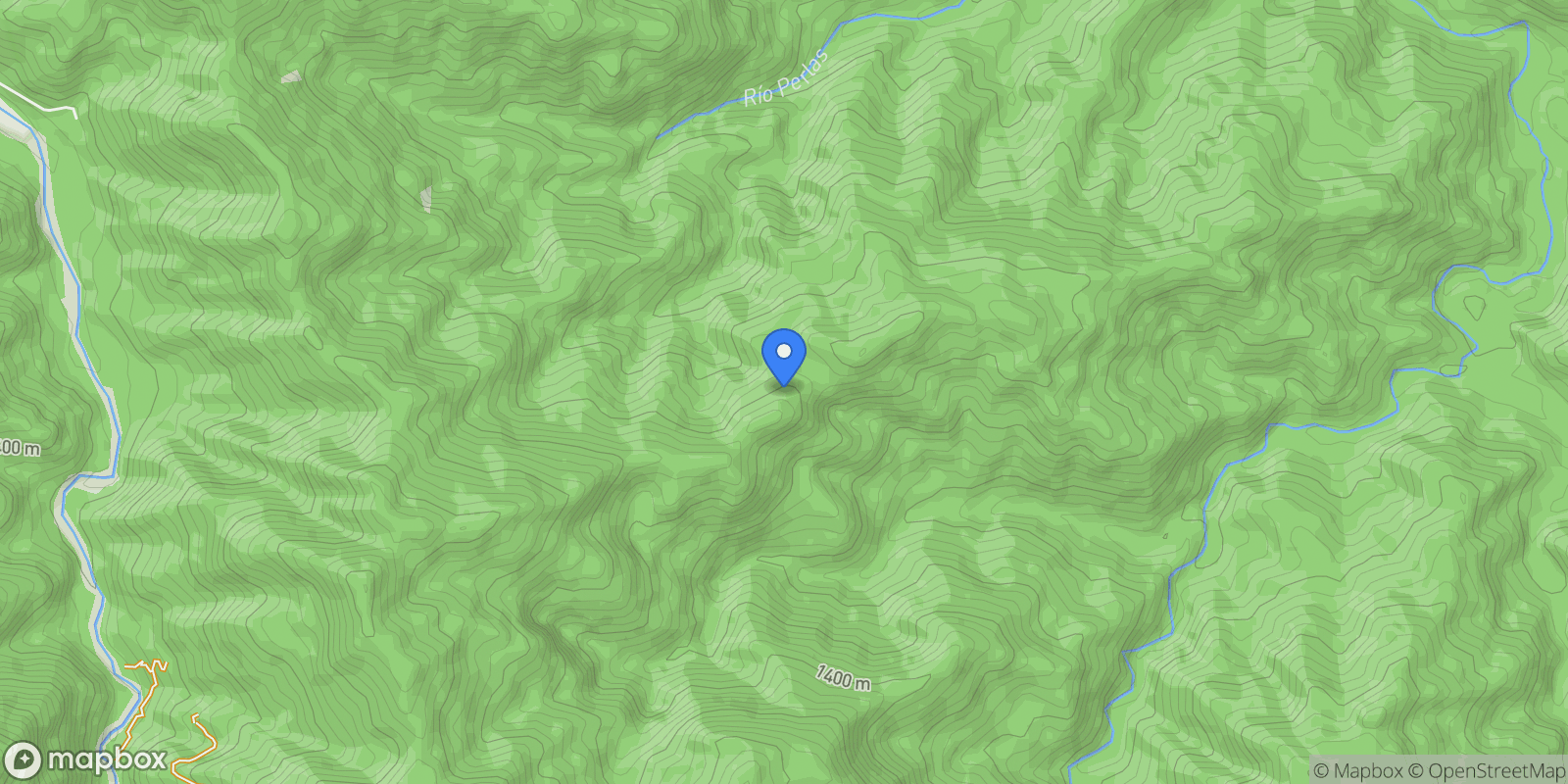 Map showing Costa Rica.