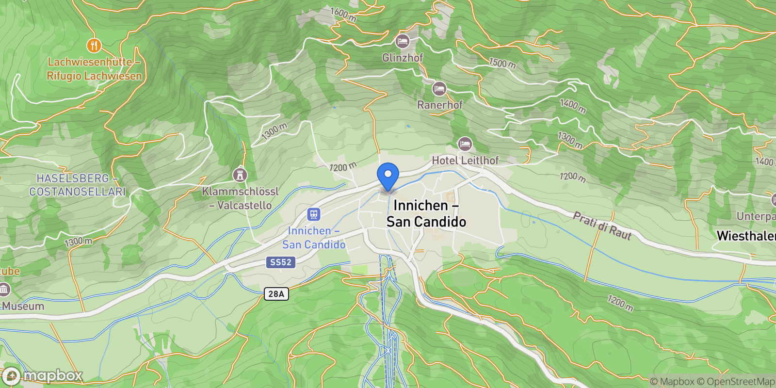 Map showing San Candido, San Candido, Trentino-South Tyrol, Italy.