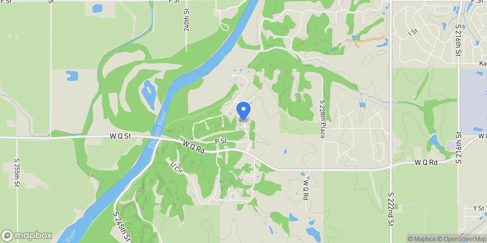 Map showing 4918 S 235 Street, Elkhorn, NE 68022, Omaha, Nebraska, United States.