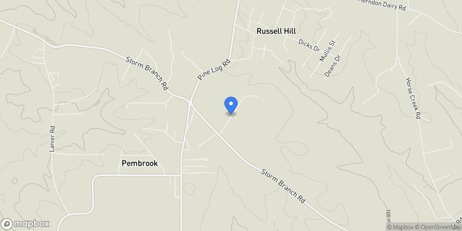 Map showing 209 Cowdry Park Road, Beech Island, SC 29842, Beech Island, South Carolina, United States.