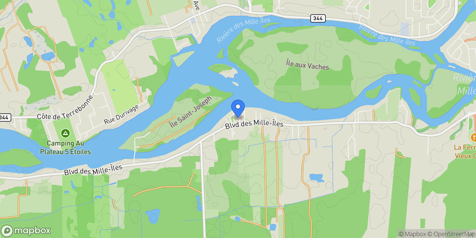 Map showing 3 Tsse Bellefeuille, Laval, Quebec, Canada.