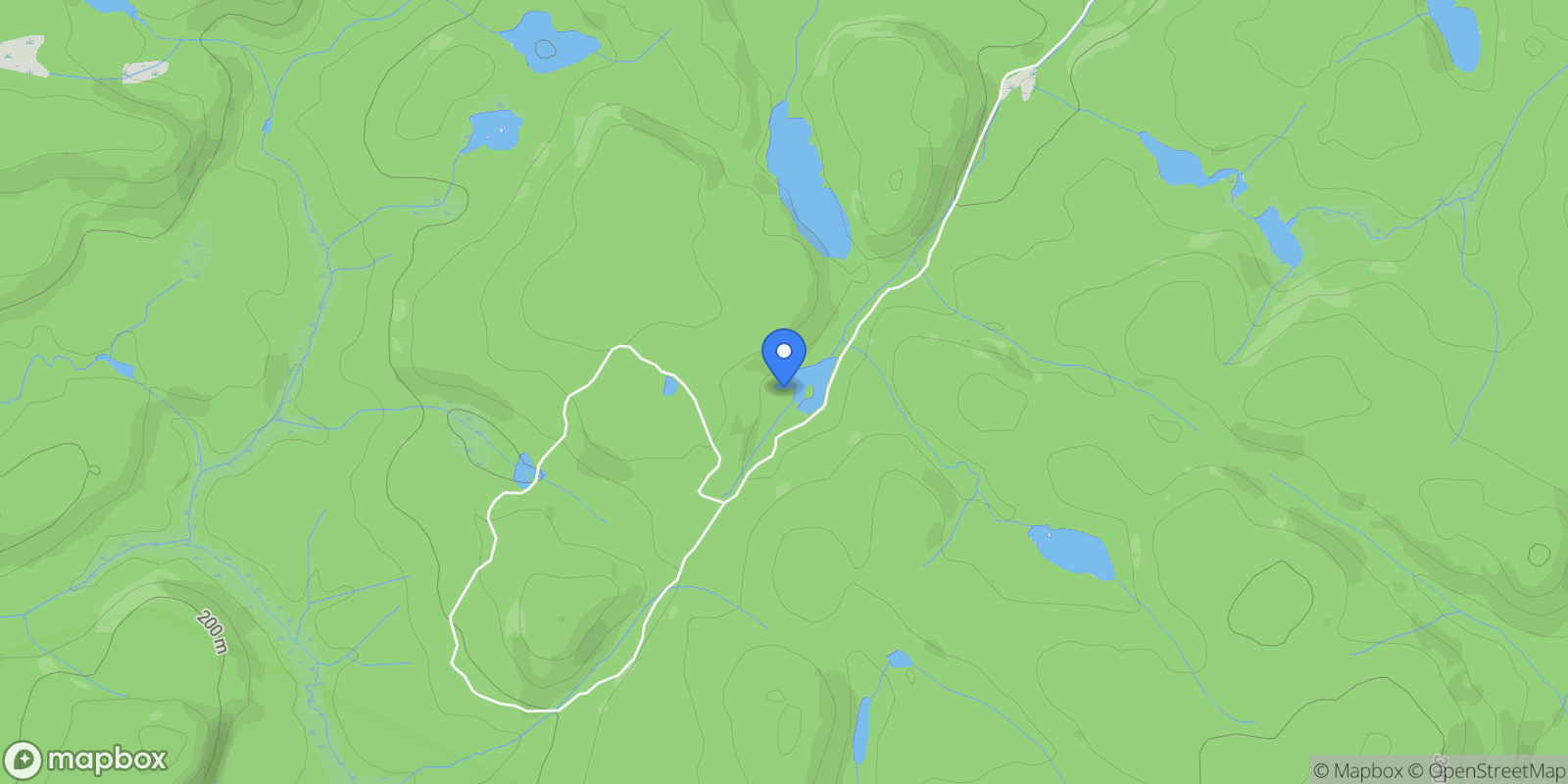 Map showing 6789Z Ch. Pilote, Sacré-Coeur, Quebec, Canada.