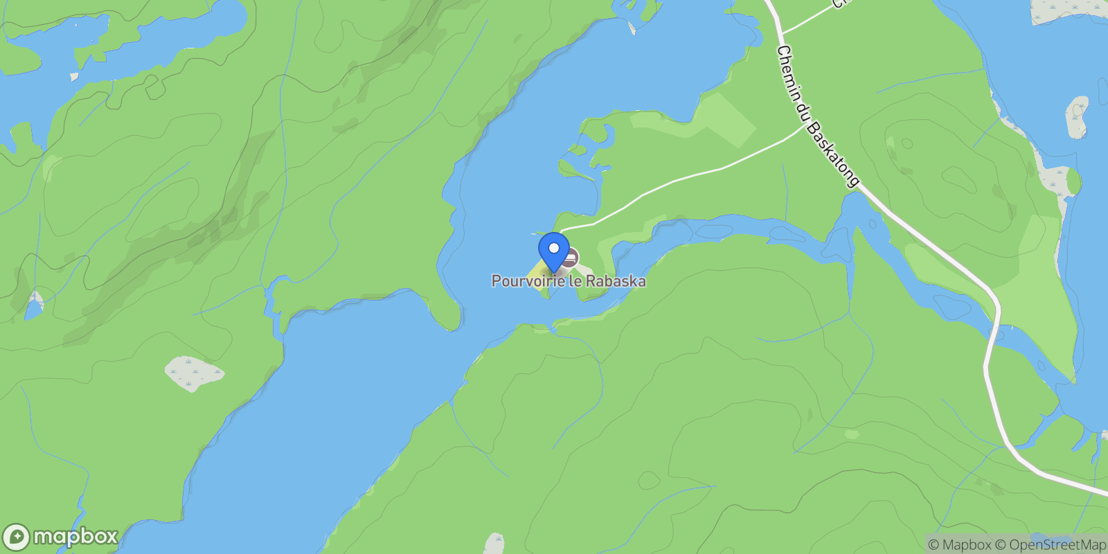 Map showing 55 Ch. de l'Oasis, Ferme-Neuve, Quebec, Canada.