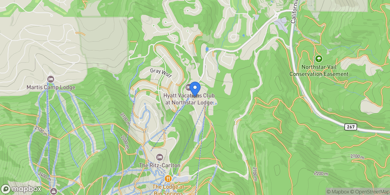 Map showing 4001 Northstar Drive 509, Truckee, California, United States.
