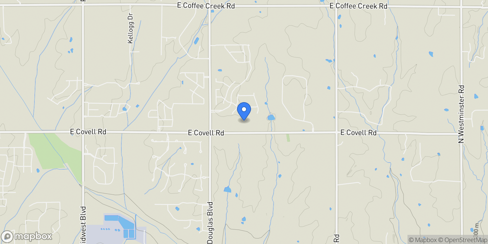 Map showing 8809 E Covell Road, Arcadia, OK 73007, Arcadia, Oklahoma, United States.