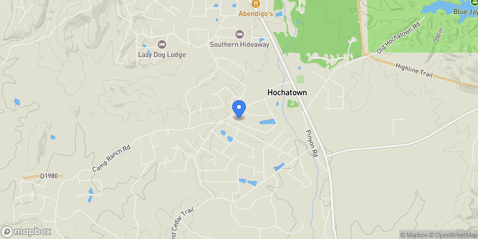 Map showing 607 Sugar Pine Loop, Broken Bow, OK 74728, Broken Bow, Oklahoma, United States.