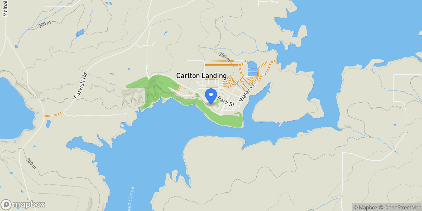 Map showing 67 Ridgeline Road #B, Carlton Landing, OK 74432, Carlton Landing, Oklahoma, United States.