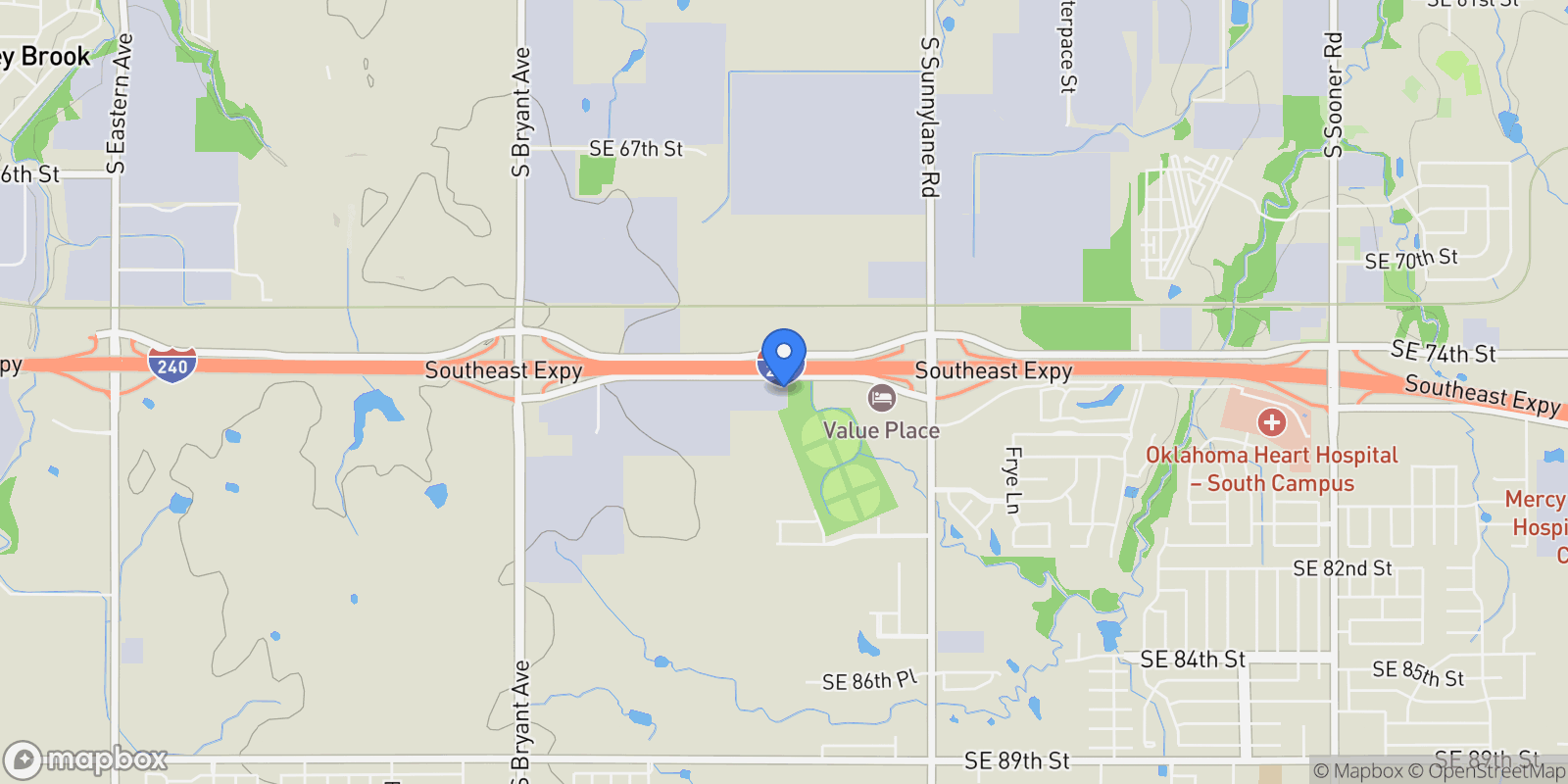 Map showing 8113 S Sunnylane Lane, Oklahoma City, OK 73135, Oklahoma City, Oklahoma, United States.