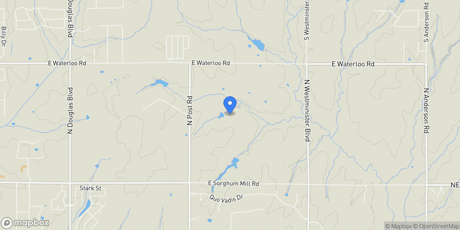 Map showing Deep Fork Township 40 acres, Arcadia, OK 73007, Arcadia, Oklahoma, United States.