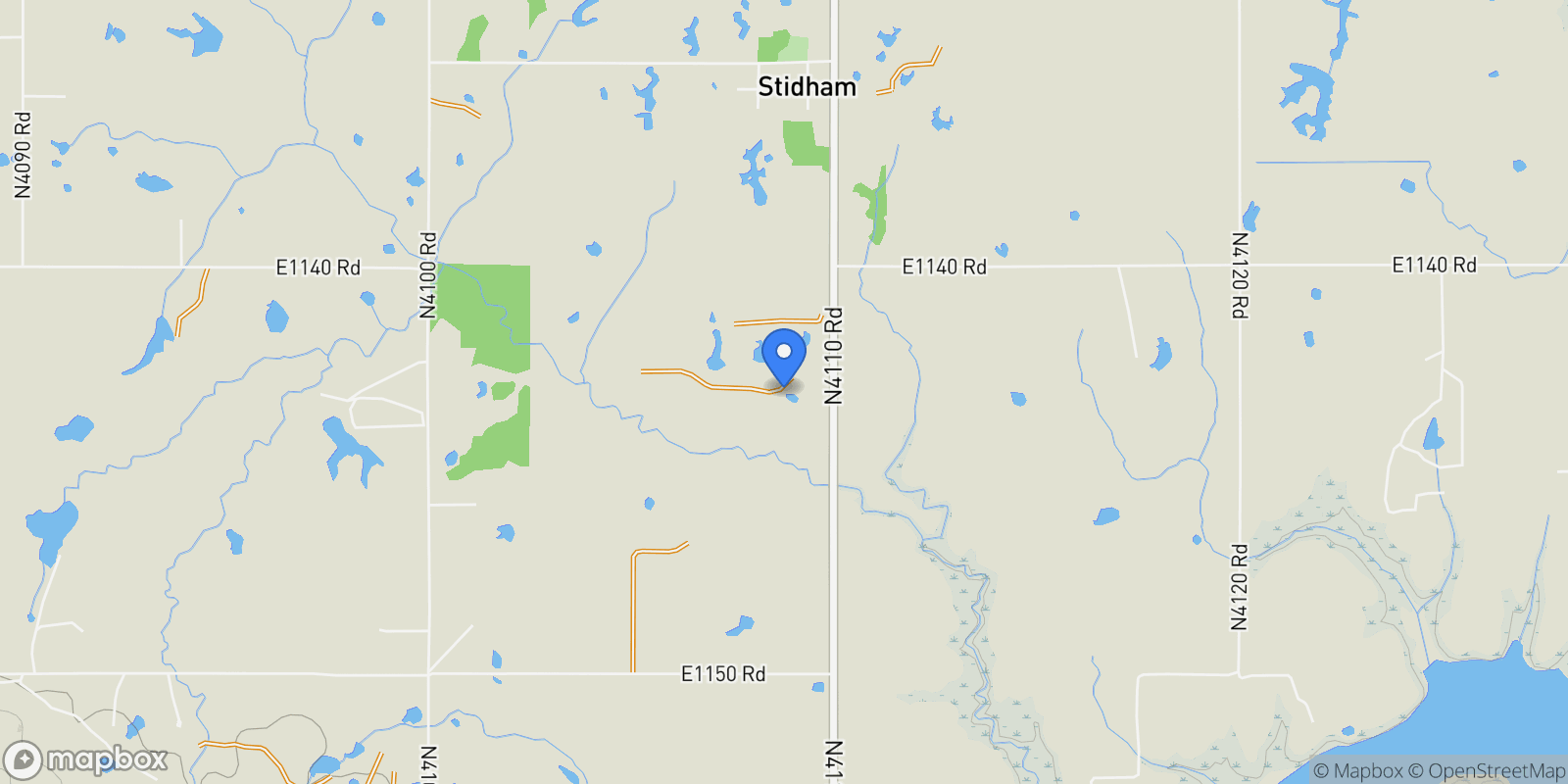Map showing 114266 S 4110, Eufaula, OK 74432, Eufaula, Oklahoma, United States.