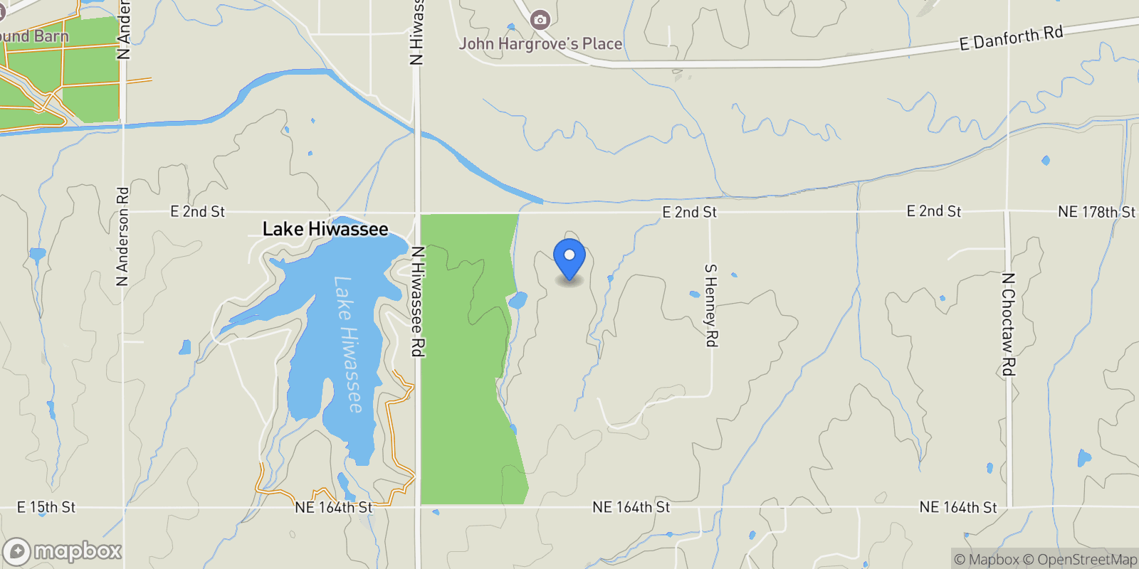 Map showing 424 Carpenter Trail, Arcadia, OK 73007, Arcadia, Oklahoma, United States.