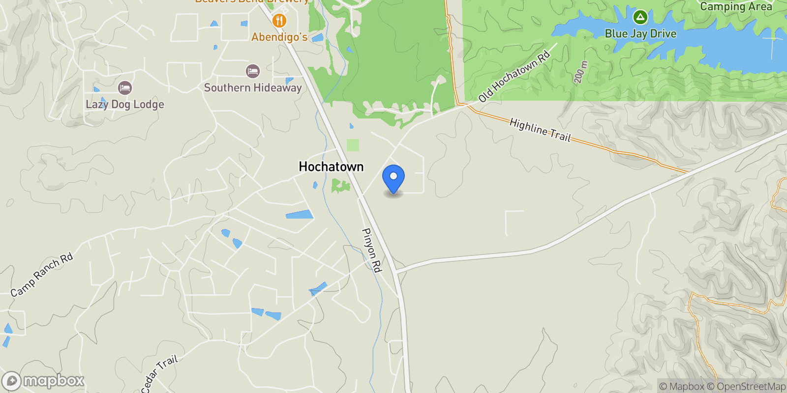 Map showing 26 Catfish Court, Broken Bow, OK 74728, Broken Bow, Oklahoma, United States.