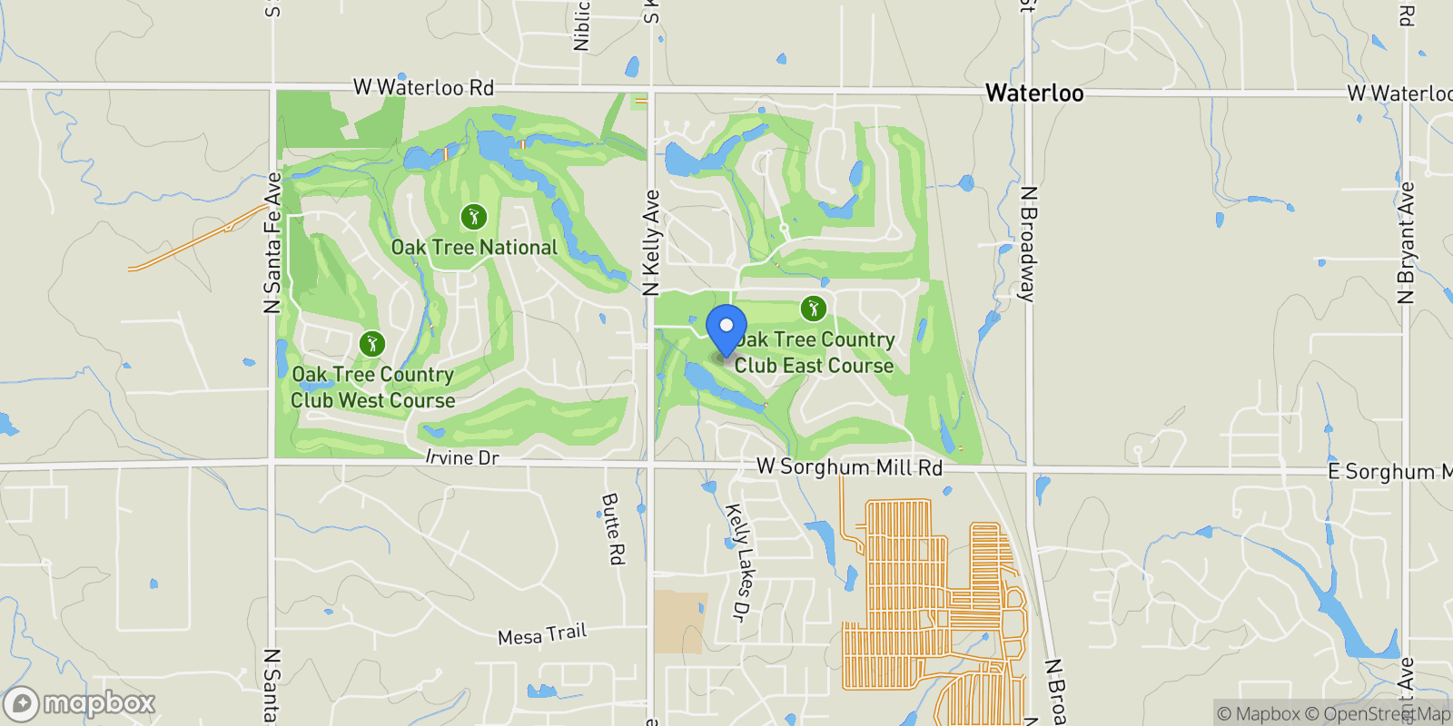 Map showing 650 E Oak Place, Edmond, OK 73025, Edmond, Oklahoma, United States.