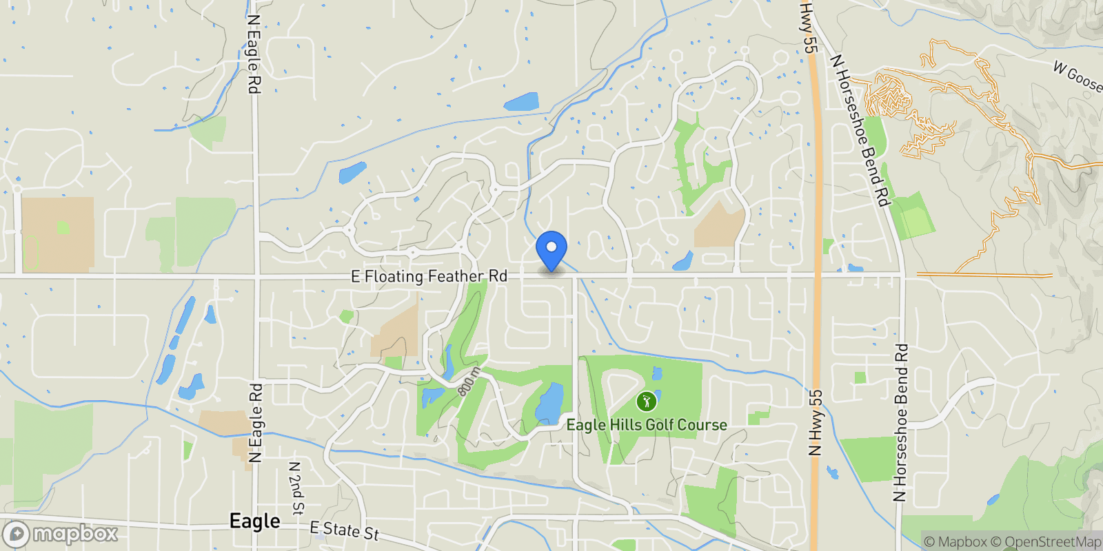 Map showing 3527 W Cardon St., Eagle, ID 83616, Eagle, Idaho, United States.