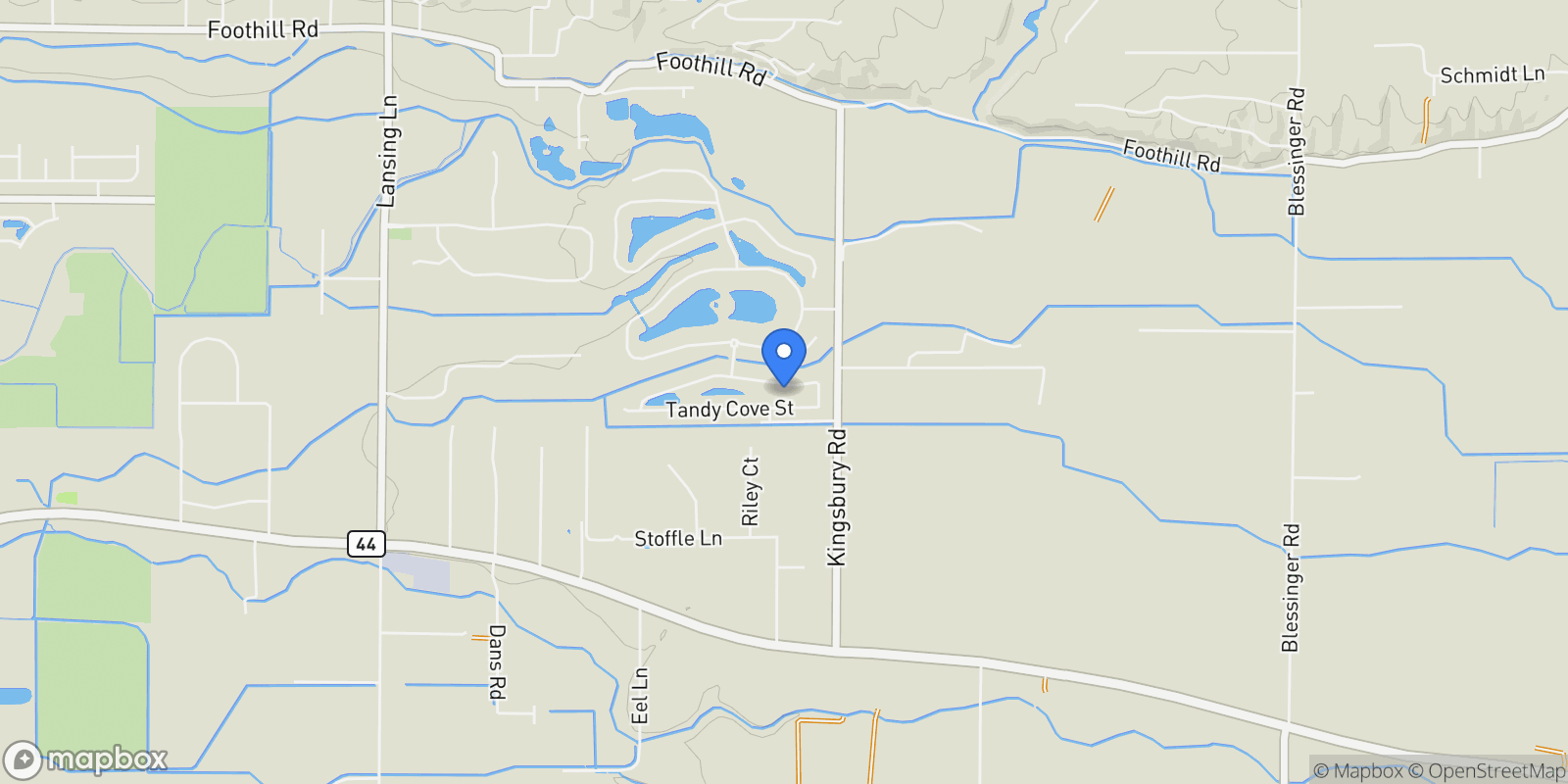 Map showing 8179 Fountain Brook St., Middleton, ID 83644, Middleton, Idaho, United States.