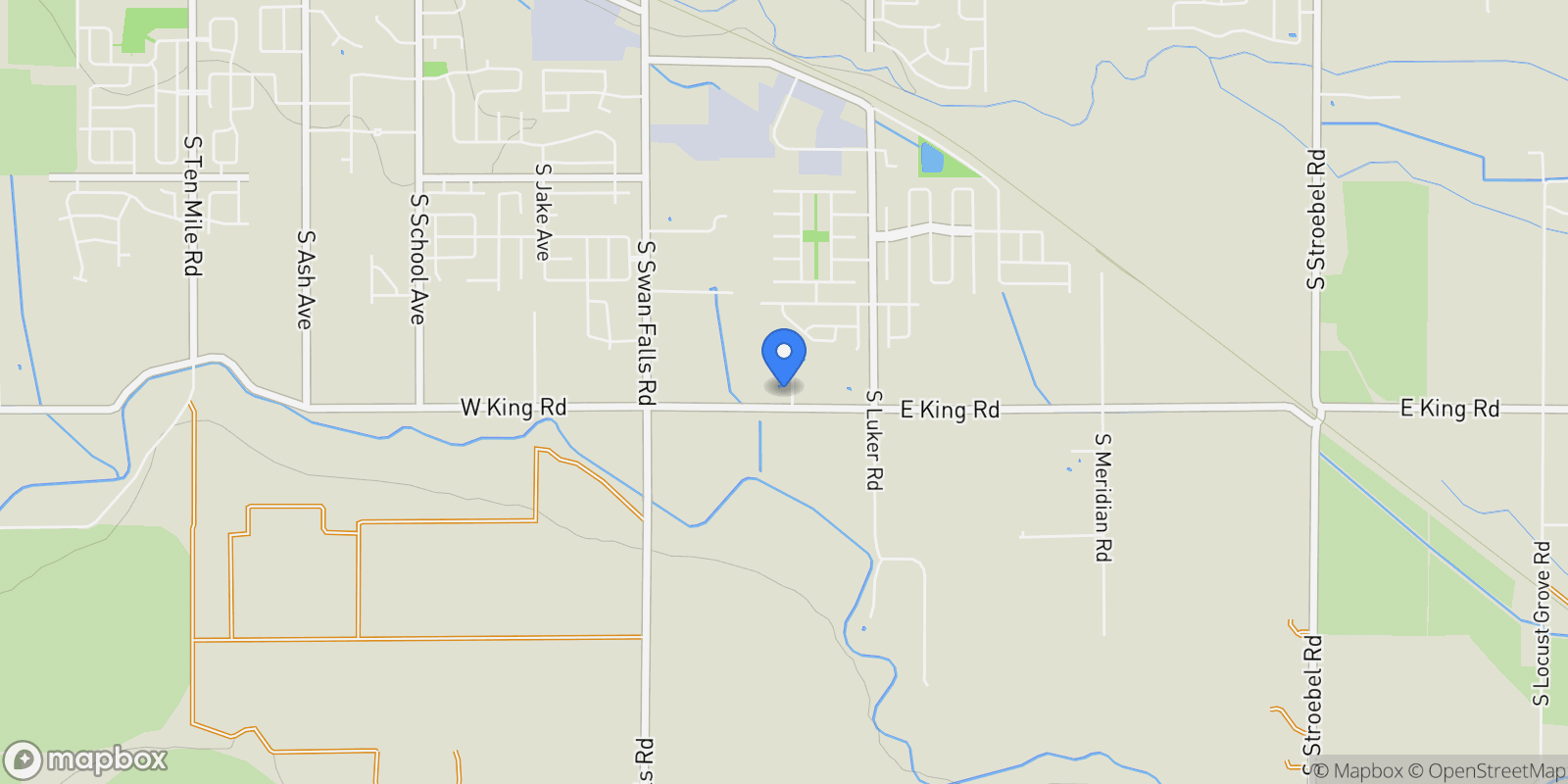 Map showing 1463 S Belinda Ln, Kuna, ID 83634, Kuna, Idaho, United States.