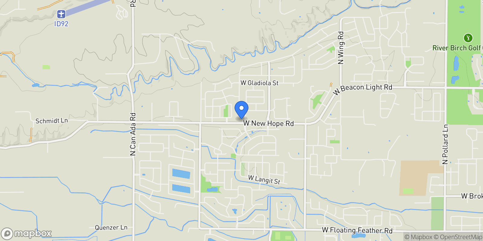 Map showing 2860 N Cherry Laurel Pl, Star, ID 83669, Star, Idaho, United States.