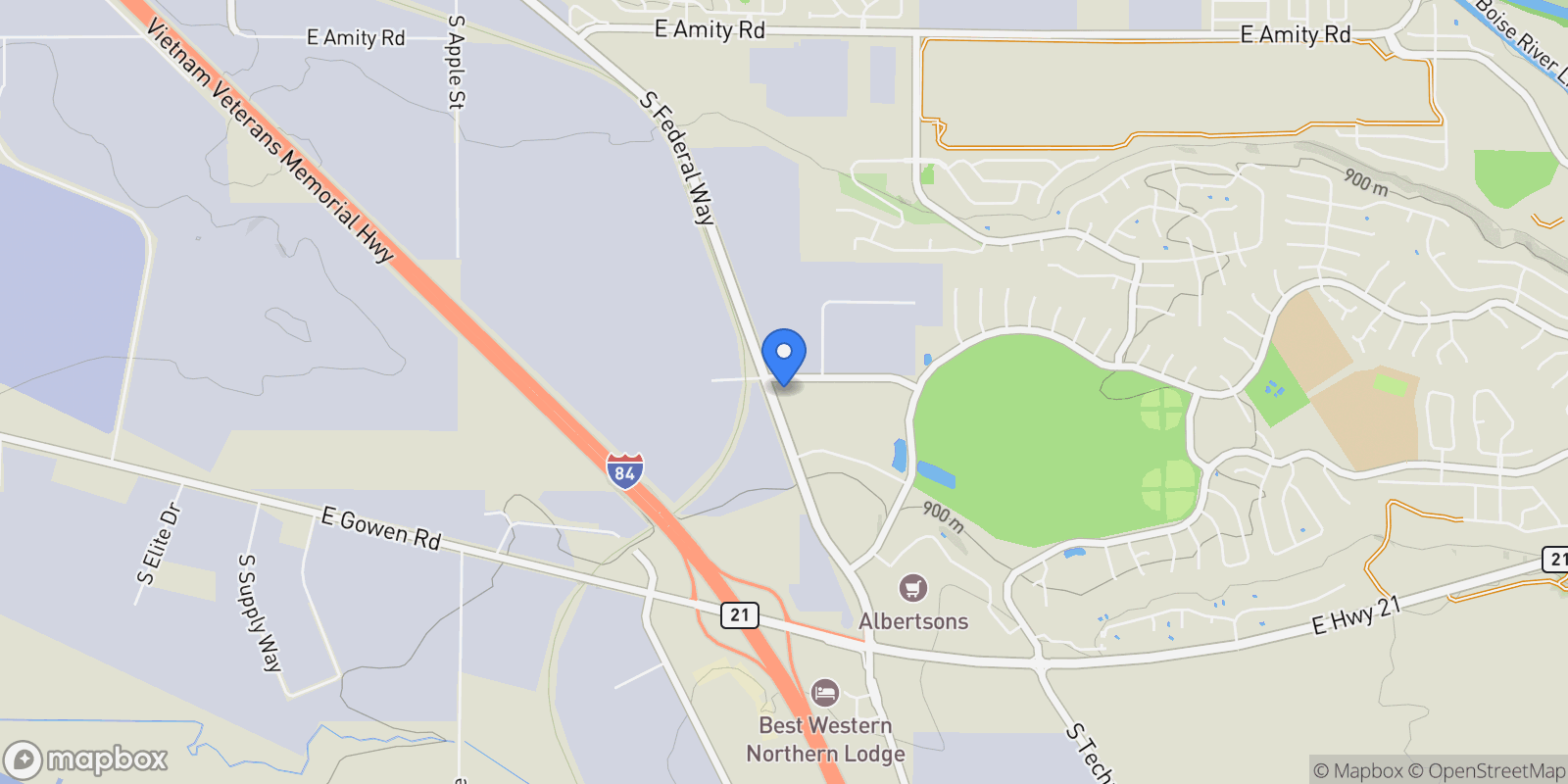 Map showing 4430 E Haystack St #212, Boise, ID 83716, Boise, Idaho, United States.