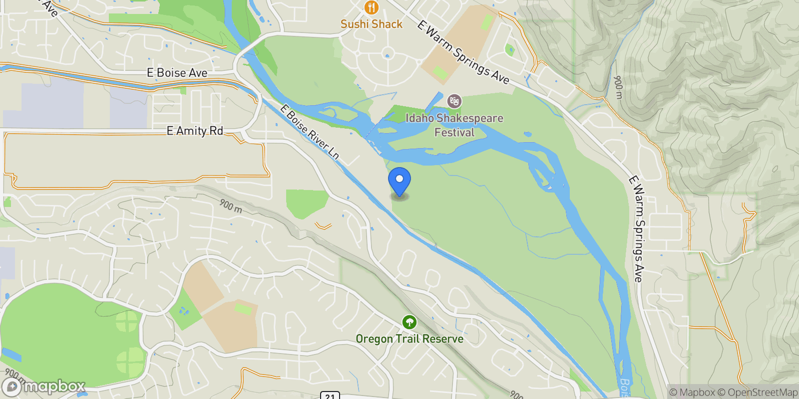 Map showing 4250 E Haystack St #201, Boise, ID 83716, Boise, Idaho, United States.