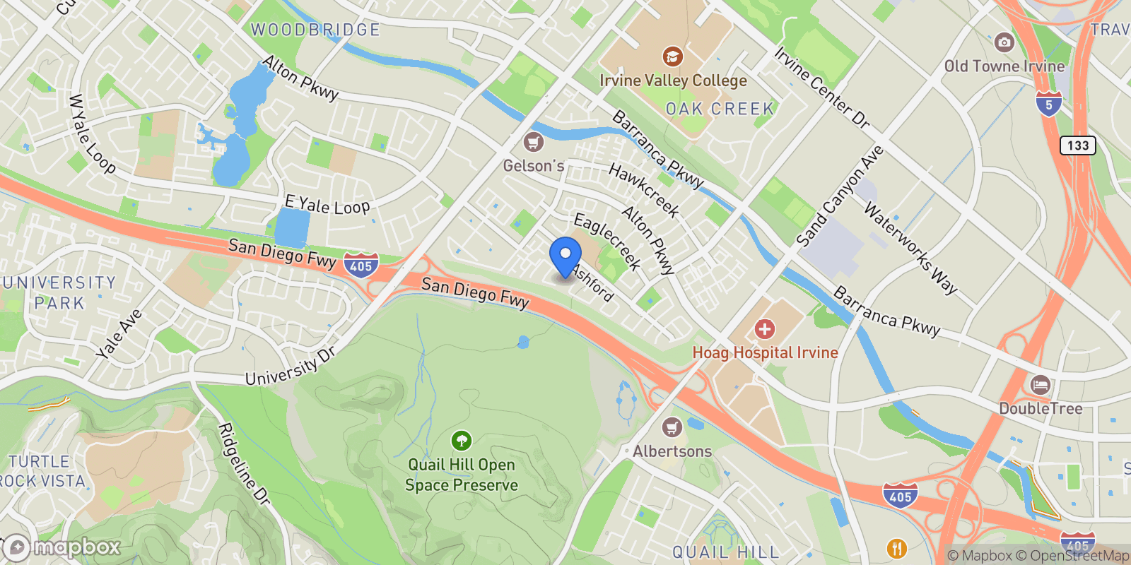 Map showing 3 Birchwood, Irvine, CA 92618, Irvine, California, United States.