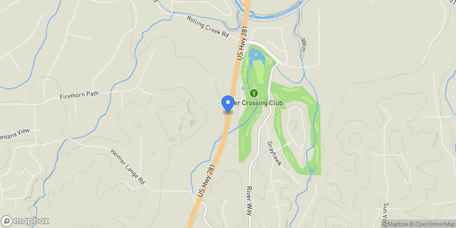 Map showing 325 River, Spring Branch, TX, 78070, USA, Spring Branch, Texas, United States.