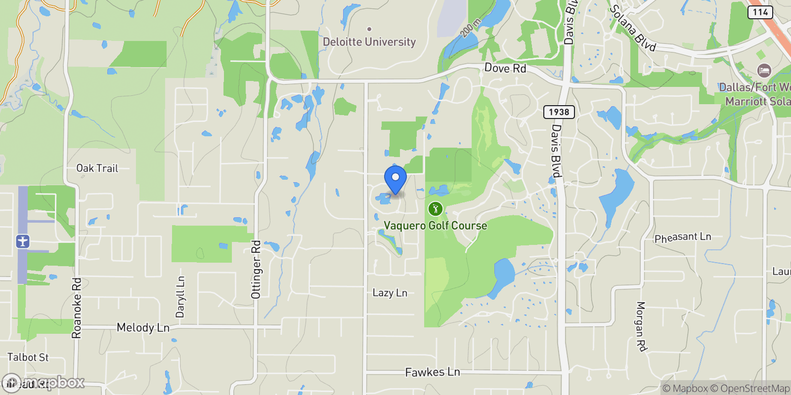 Map showing 2645 Magnolia, Westlake, TX, 76262, USA, Westlake, Texas, United States.