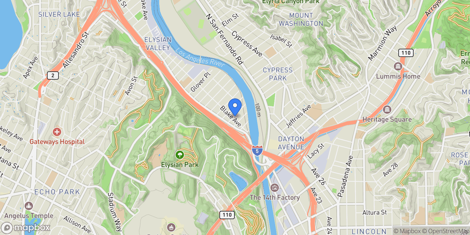 Map showing 2306 Elmgrove, Los Angeles, CA, 90031, USA, Los Angeles, California, United States.