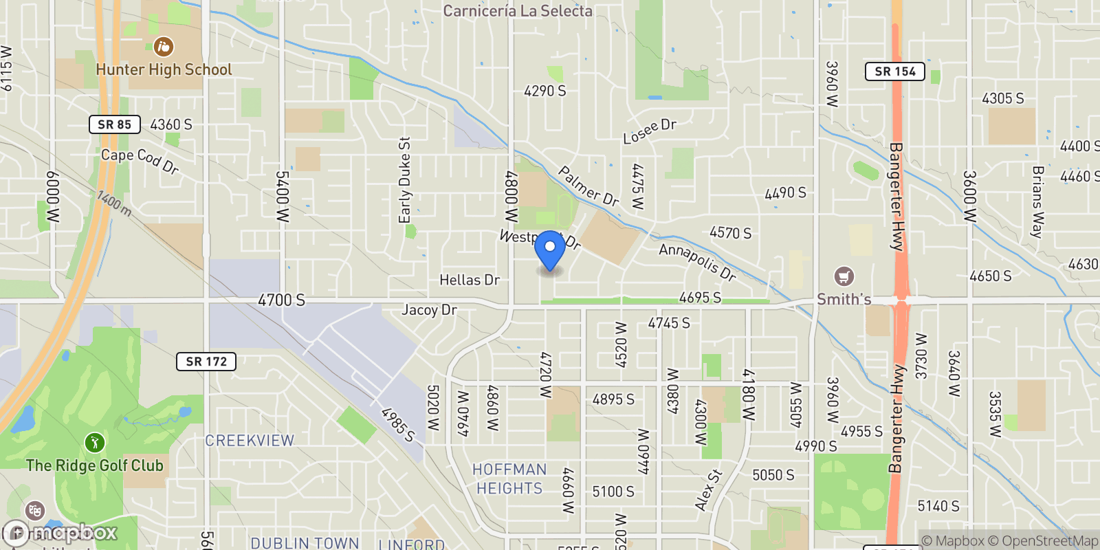 Map showing 4644 S CARNEGIE   TECH ST W 4, West Valley City, Utah, United States.