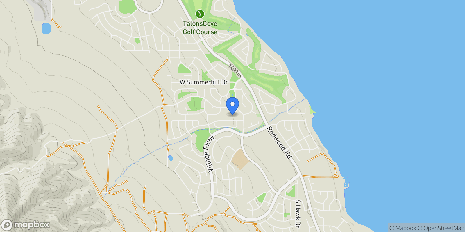 Map showing 161 W SWEETBRIAR LN, Saratoga Springs, Utah, United States.