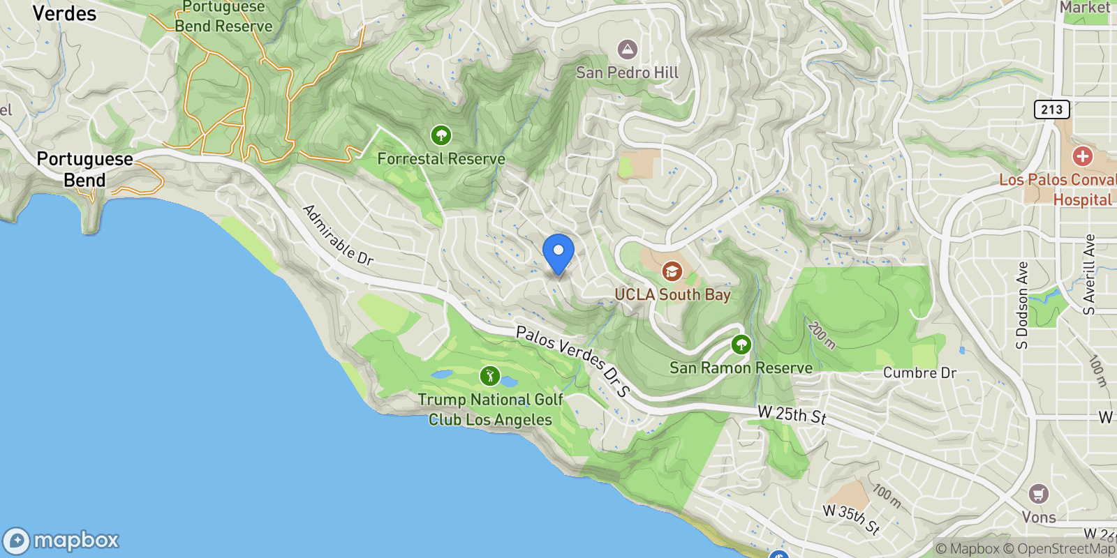 Map showing 3554 Seaglen, Rancho Palos Verdes, CA, 90275, USA, Rolling Hills, California, United States.